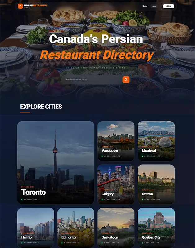 Persian Restaurants Canada